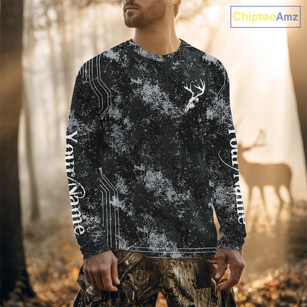 Deer Hunting Deer Skull Antlers Hunter Vintage Grunge Hunting Gift, Gift For Hunter NHT1364