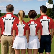 Load image into Gallery viewer, Personalized Canada Flag Womens Golf Shirts Golf Polo Shirts For Womens Patriotic Golf Tops NHT734