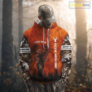 Deer Hunting Season Shirt DNA Tree Design Camo Big Game Hunting Gift, Hunting Clothes For Men NHT45