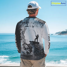 Load image into Gallery viewer, Bass Fishing Long Sleeve Fishing Shirt Fisherman DNA Performance Apparel For Men With fishing Graphic by ChipteeAmz