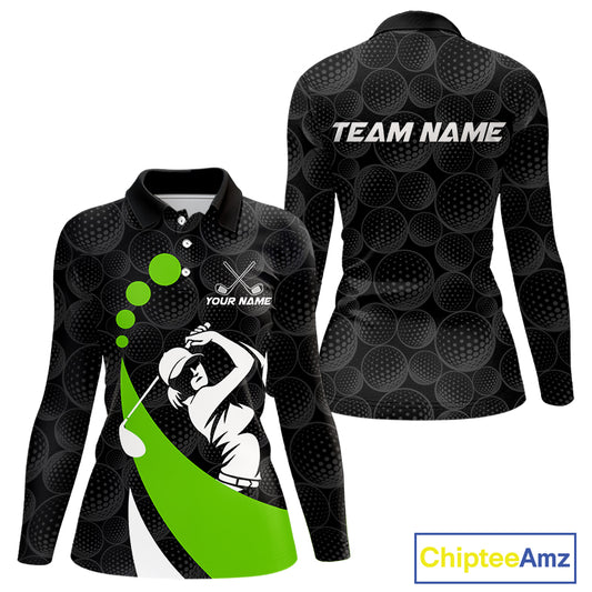 Custom Ball Golf Polo Shirt For Mom – Personalized Name & Team Design, Mother’s Day Gift Idea NHT669