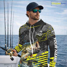 Load image into Gallery viewer, Personalized Largemouth Bass Fishing Jerseys For Fishing Team, Hooded Fishing Gift For Men NHT520