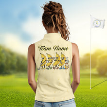 Load image into Gallery viewer, Funny Banana Womens Sleeveless Golf Polo Shirts Team, Women Golf Jerseys For Golfer, Golf Gifts NHT908