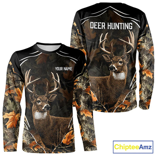 Deer Hunting Custom Name Camouflage Hunting Clothes, Deer Hunting Outfit NHT304