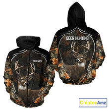 Load image into Gallery viewer, Deer Hunting Custom Name Camouflage Hunting Clothes, Deer Hunting Outfit NHT304