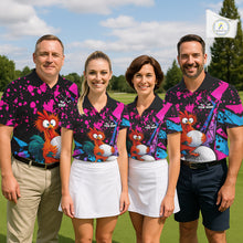Load image into Gallery viewer, Colorful Funny Chicken Golf Jersey For Womens Golf League Golf Team Shirts NHT953