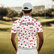 Load image into Gallery viewer, Funny Golf Polo Shirt For Mens Cherry Pattern Summer Sport Top For Team NHT881