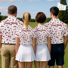 Load image into Gallery viewer, Funny Golf Polo Shirt For Mens Cherry Pattern Summer Sport Top For Team NHT881