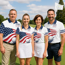 Load image into Gallery viewer, America 250Th Anniversary Mens Golf Polo Shirts, Patriotic Team Golf Jerseys NHT885