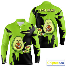Load image into Gallery viewer, Green Golf Jerseys Funny Avocado Golf Shirts For Men Custom Golf Team Shirts For Golfers NHT893