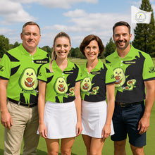 Load image into Gallery viewer, Green Golf Jerseys Funny Avocado Golf Shirts For Women Custom Golf Team Shirts For Golfers NHT893