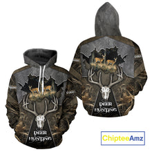 Load image into Gallery viewer, Best Deer Hunting Clothing Camo Deer Hunting Shirt, Custom Name For Hunter NHT359