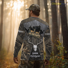 Load image into Gallery viewer, Best Deer Hunting Clothing Camo Deer Hunting Shirt, Custom Name For Hunter NHT359