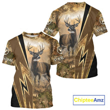 Load image into Gallery viewer, Deer Hunting Custom Name Camouflage Hunting Clothes, Deer Sweatshirt for Men NHT376