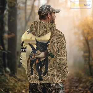 Personalized Duck Hunting Shirt – Custom Dog's Photo and Name for Hunters NHT258