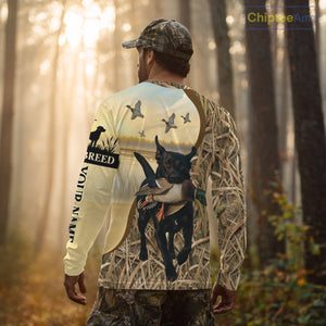 Personalized Duck Hunting Shirt – Custom Dog's Photo and Name for Hunters NHT258
