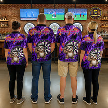 Load image into Gallery viewer, Funny Sloth Dartboard Jersey For Men Dart Team Shirts Dart League Polo &amp; 1/4 Zip NHT1136
