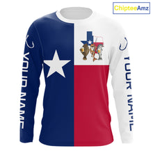 Load image into Gallery viewer, Texas Slam Fishing Shirts Long Sleeve For Men, Personalized Inshore Slam Fishing Team Jersey NHT846