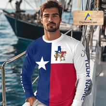 Load image into Gallery viewer, Texas Slam Fishing Shirts Long Sleeve For Men, Personalized Inshore Slam Fishing Team Jersey NHT846