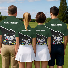 Load image into Gallery viewer, Custom Green And Black Mens Golf Polo Shirt, Custom Golf Balls Team Jerseys NHT865
