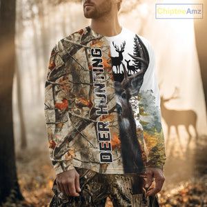 Best Deer Hunting Camouflage Custom Name Shirts for Hunters, Personalized Hunting Shirt NHT14