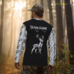 Best Deer Hunting Snow camo custom Name 3D all over printed Shirt, Deer hunting gifts NHT50