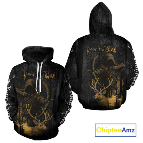 Best Deer Hunting Shirt Black Camo Grim Reaper Custom Name Best Gift Ideas For Hunter NHT20