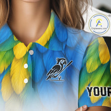 Load image into Gallery viewer, Personalized Pirate Parrot Womens Golf Polo Shirt Custom Pirate Bird Golf Jersey NHT1188