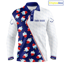 Load image into Gallery viewer, Custom Popsicle Pattern Mens Golf Polo, Personalized Summer Sweet Golf Shirt, Custom Golf Jersey, Familly Team Shirt NHT698