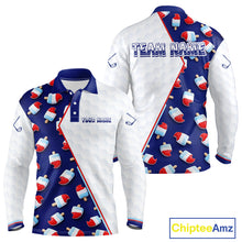 Load image into Gallery viewer, Custom Popsicle Pattern Mens Golf Polo, Personalized Summer Sweet Golf Shirt, Custom Golf Jersey, Familly Team Shirt NHT698