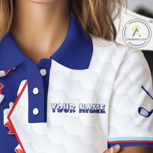 Load image into Gallery viewer, Custom Popsicle Pattern Womens Golf Polo, Personalized Summer Sweet Golf Shirt, Custom Golf Jersey, Familly Team Shirt NHT698