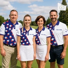 Load image into Gallery viewer, Custom Popsicle Pattern Mens Golf Polo, Personalized Summer Sweet Golf Shirt, Custom Golf Jersey, Familly Team Shirt NHT698