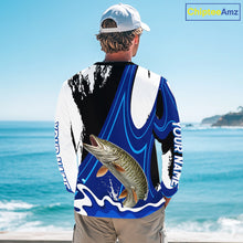 Load image into Gallery viewer, Musky Fishing Jersey Personalized Name Fishing Shirt, Angler Tournament Fishing Apparel NHT870
