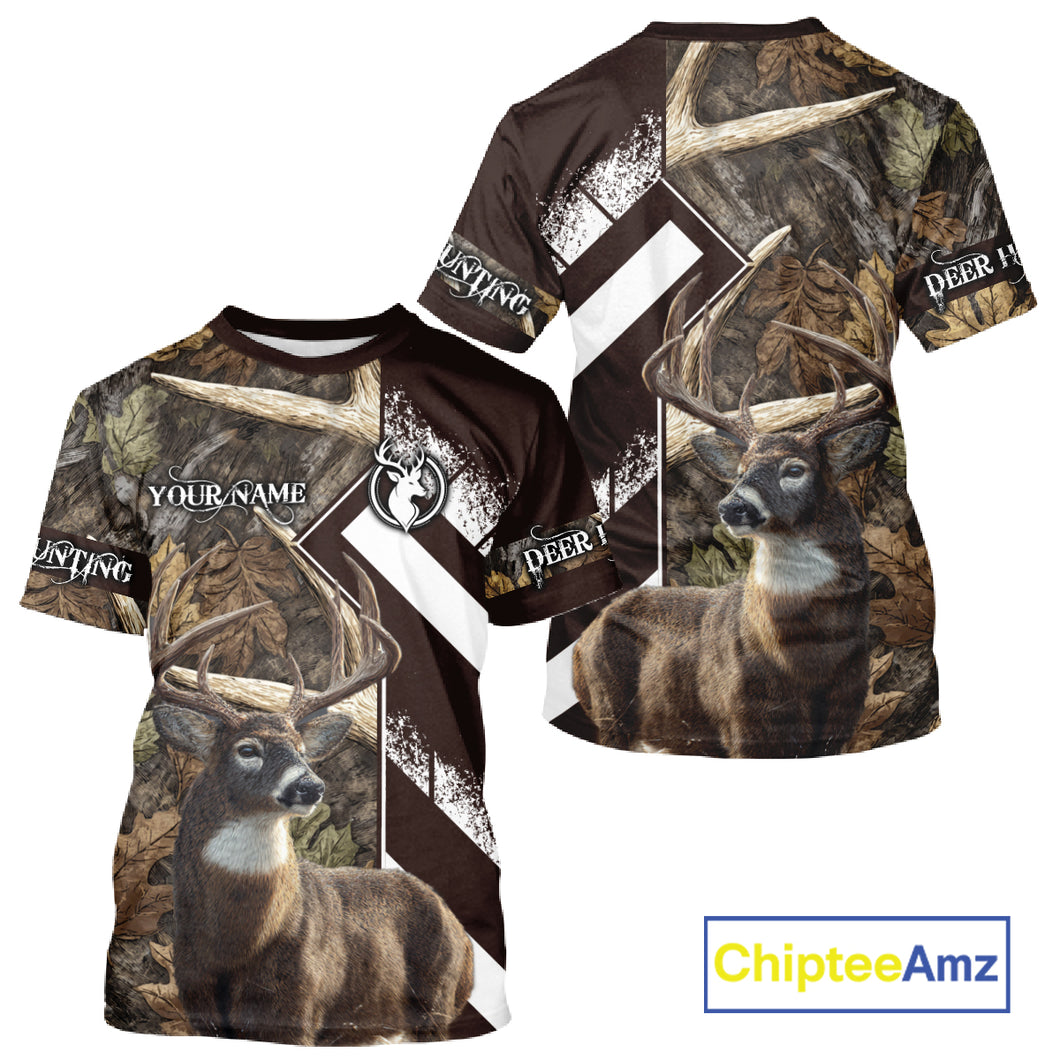 Custom Camo Deer Shed 3D Animal Deer Hunting Shirt Best Hunting Clothes For Season NHT213