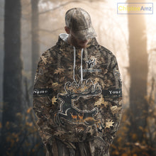 Load image into Gallery viewer, Best Deer Hunting Shirt 3D All-Over Print with Deer Forest Camo, Hunting Hoodie For Men NHT374