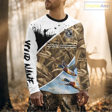 Load image into Gallery viewer, Mallard Duck Hunting Shirts, Best Hoodie Hunting Gifts, Duck Hunting Camo Shirts NHT375