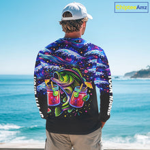 Load image into Gallery viewer, Bass Fishing Shirts Long Sleeve - Neon Bass Shirt, Funny Fishing Gift For Fishermen NHT535
