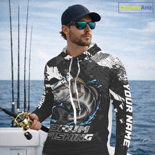 Load image into Gallery viewer, Beautiful Black Drum Fishing Shirts Long Sleeve For Men, Fishing Shirt Tournament NHT447