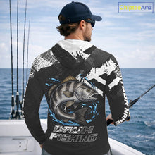 Load image into Gallery viewer, Beautiful Black Drum Fishing Shirts Long Sleeve For Men, Fishing Shirt Tournament NHT447
