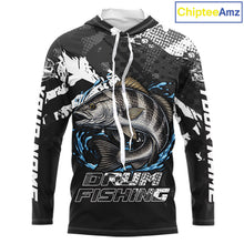 Load image into Gallery viewer, Beautiful Black Drum Fishing Shirts Long Sleeve For Men, Fishing Shirt Tournament NHT447