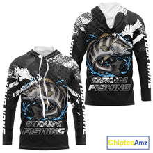 Load image into Gallery viewer, Beautiful Black Drum Fishing Shirts Long Sleeve For Men, Fishing Shirt Tournament NHT447