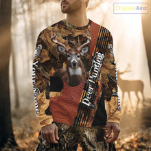 Load image into Gallery viewer, Deer Hunting Orange With Camo Autumn - Personalized All Over Print Deer Hunting Clothes NHT292