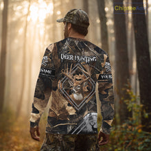 Load image into Gallery viewer, Personalized Deer Hunting Camouflage Pattern Hunter Gift, Deer Hunting Season Shirt NHT306