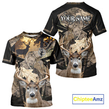 Load image into Gallery viewer, Whitetail Deer Hunting Camo Forest 3D All Over Printed Shirt, Personalized Hunting Shirt NHT277