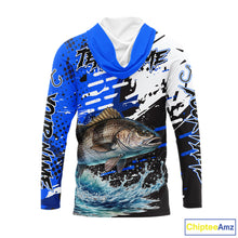 Load image into Gallery viewer, Personalized Black Drum Fishing Jerseys For Fishing Team, Tournament Fishing Shirts NHT448