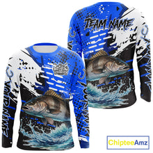 Load image into Gallery viewer, Personalized Black Drum Fishing Jerseys For Fishing Team, Tournament Fishing Shirts NHT448