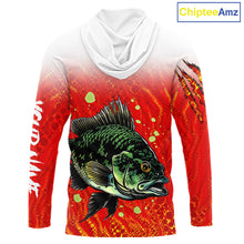 Load image into Gallery viewer, Personalized Crappie Fishing Jerseys For Fishing Team, Custom Name Fishing Shirt Long Sleeve Hooded NBT409