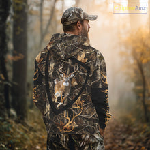 Load image into Gallery viewer, Personalized Whitetail Deer Hunting Brown Camouflage 3D All Over Printed Shirt NBT277