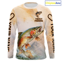 Load image into Gallery viewer, Rainbow Trout Fishing Jerseys For Fishing Team, Trout Fishing Shirts Long Sleeve NBT412