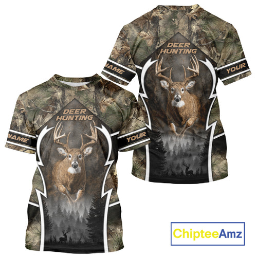 Deer Hunting Forest Camo 3D All Over Printed Shirts - Mule Deer Hunting Season, Hunting Clothes NBT35